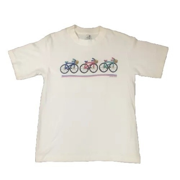 Premier Designs Other - VTG Prelude Designs Bicycle/Bike Riding T-Shirt White 1990 Adult Small NWOT